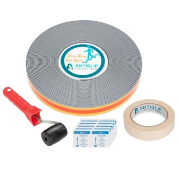 Anti slip rubber tape als set kleur grijs